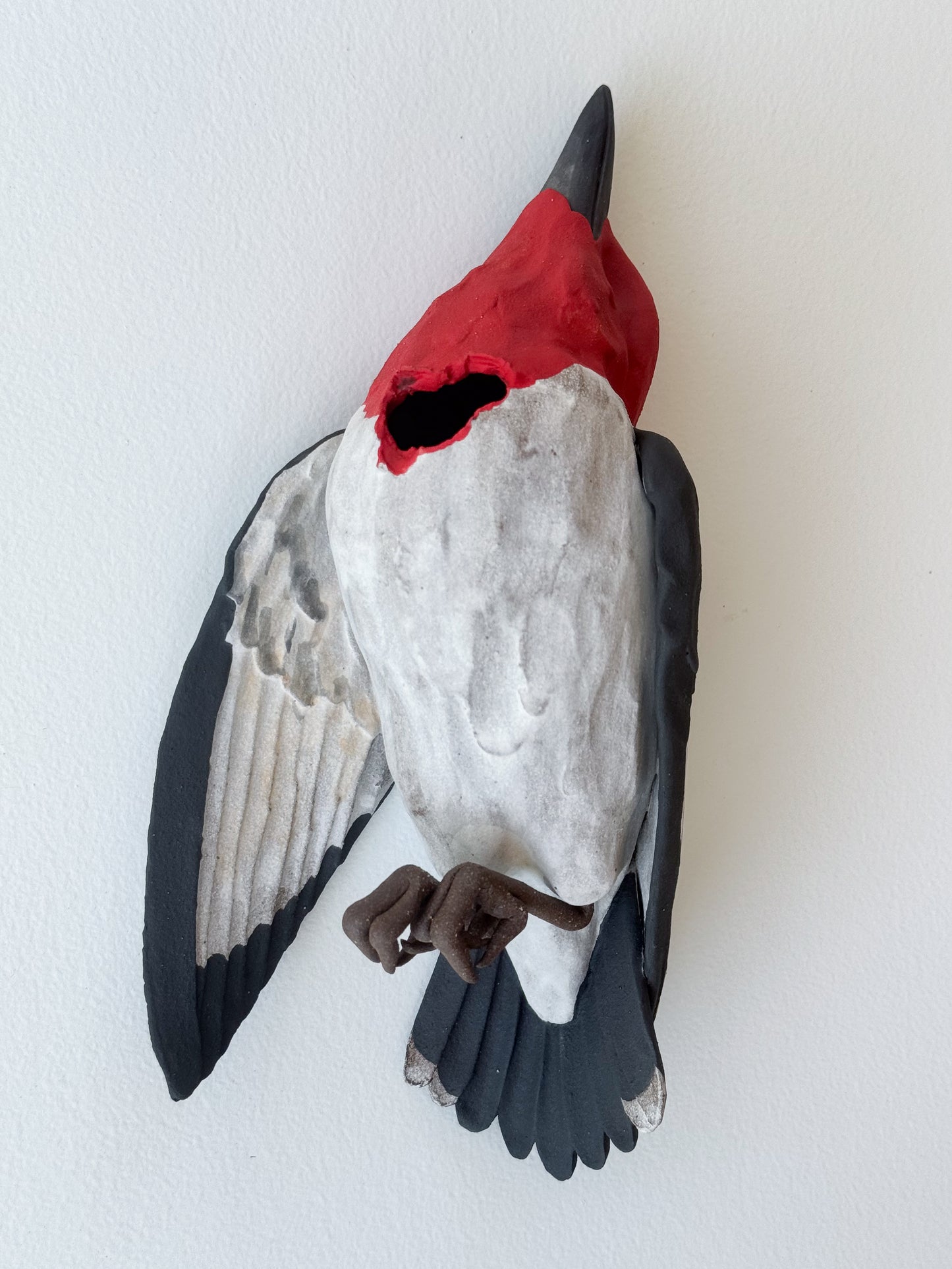 Red-headed Woodpecker Wall Bud-Vase