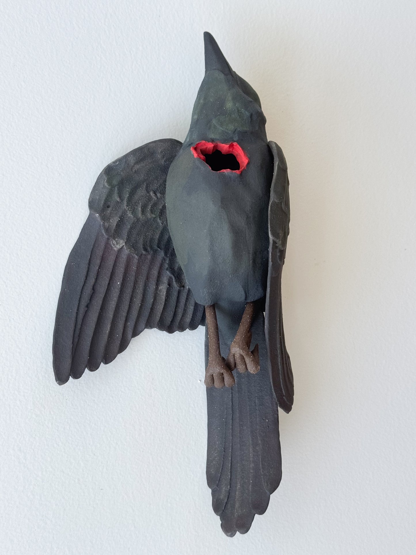 Common Grackle Wall Bud-Vase
