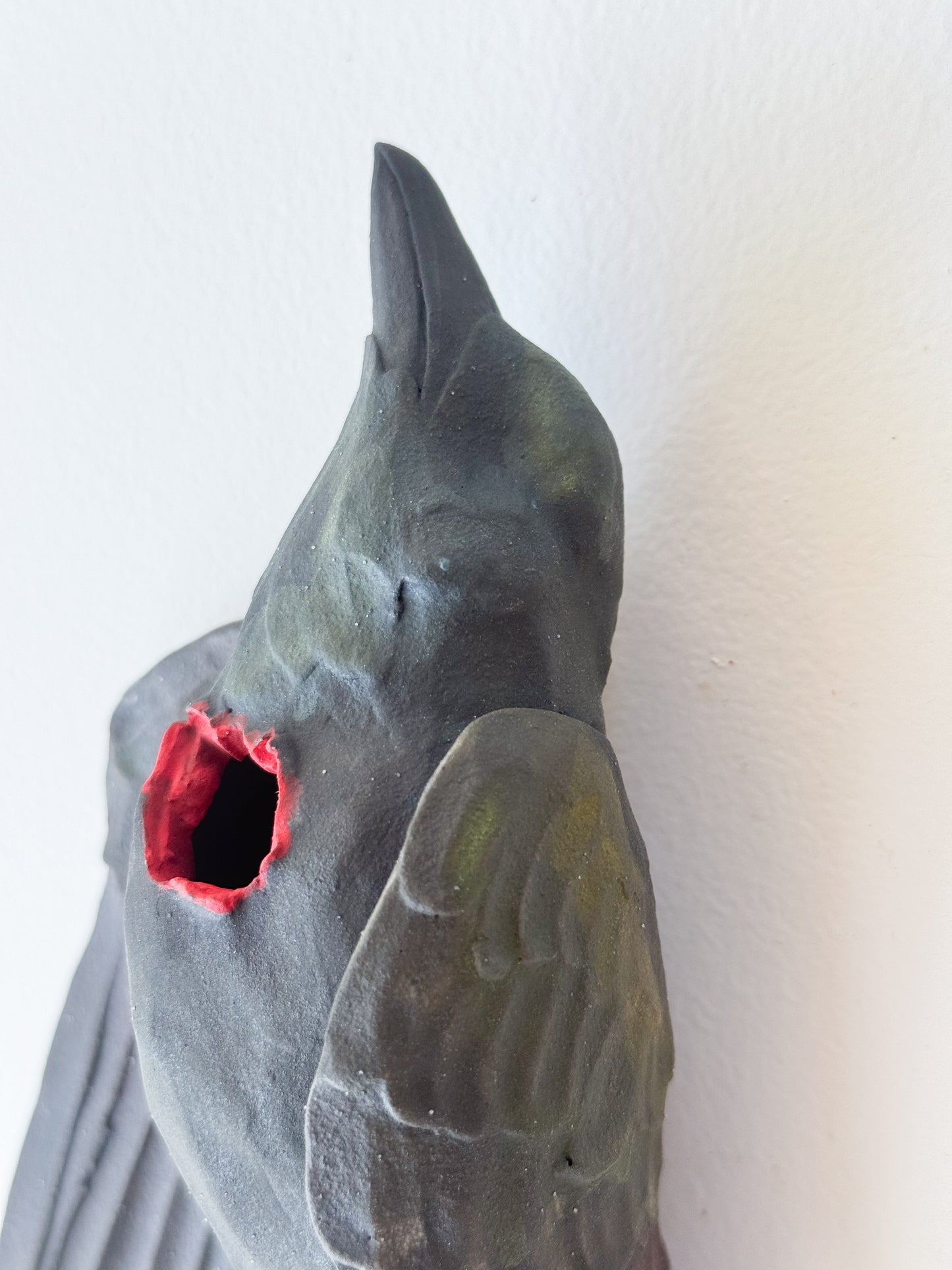 Common Grackle Wall Bud-Vase