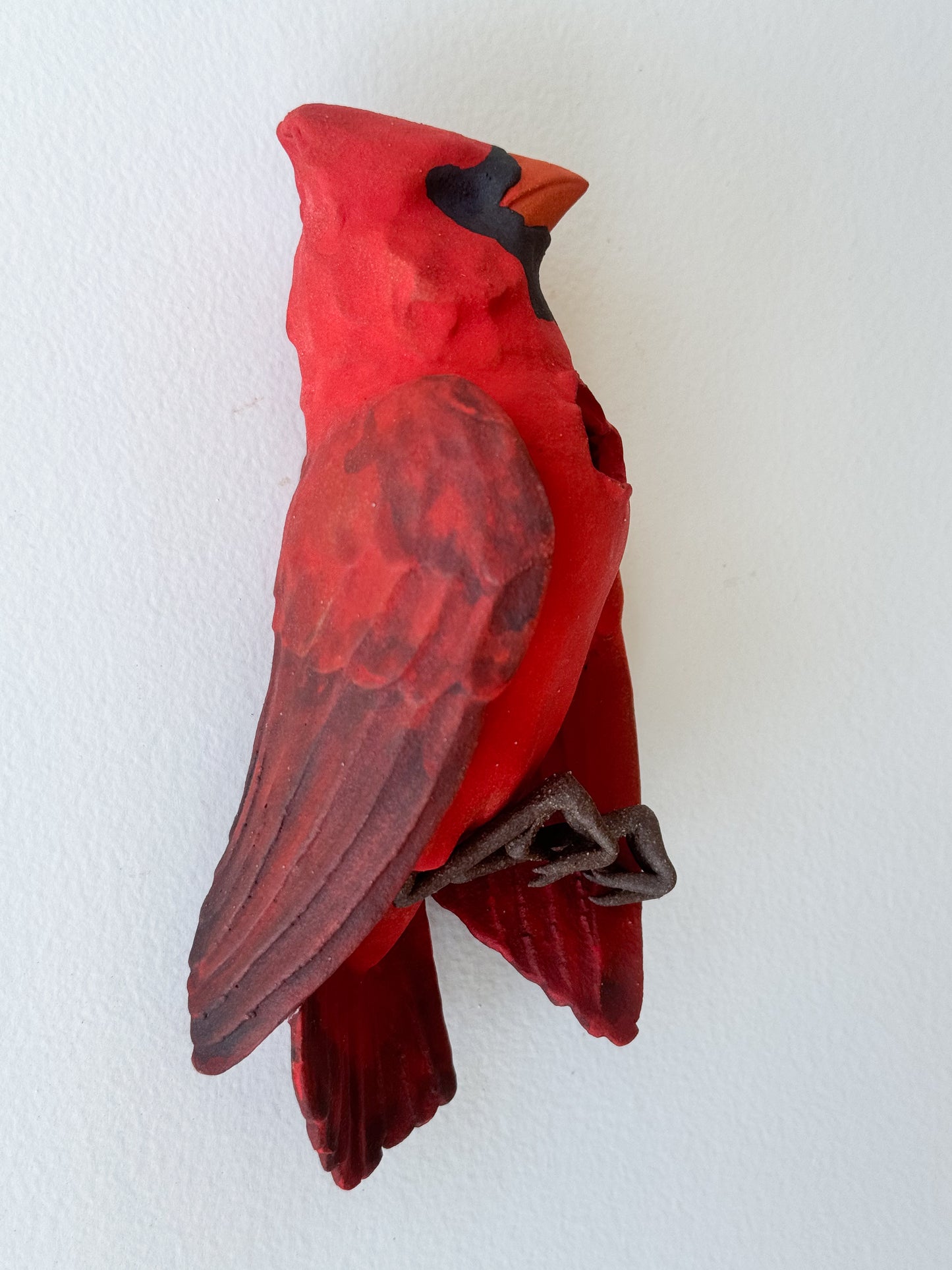 Northern Cardinal Wall Bud-Vase