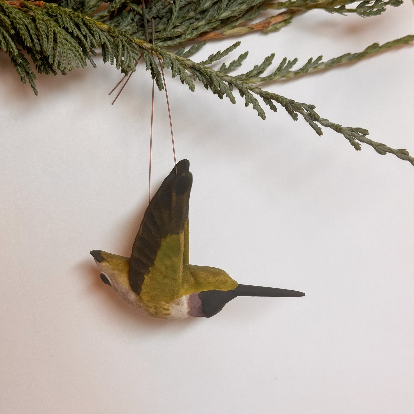 Black-chinned Hummingbird Ornament