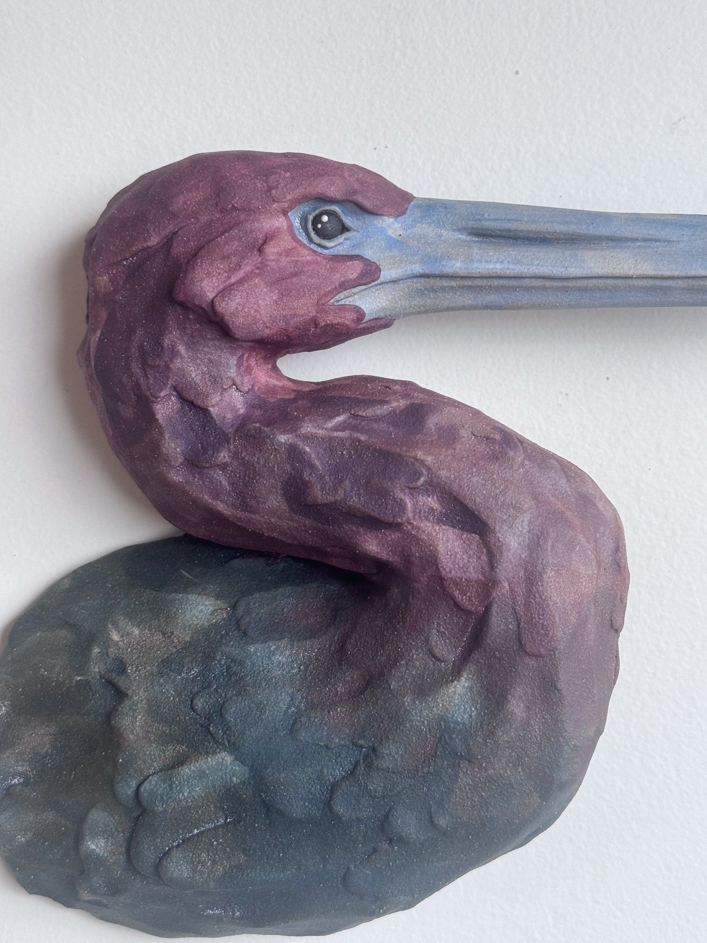Little Blue Heron Bust