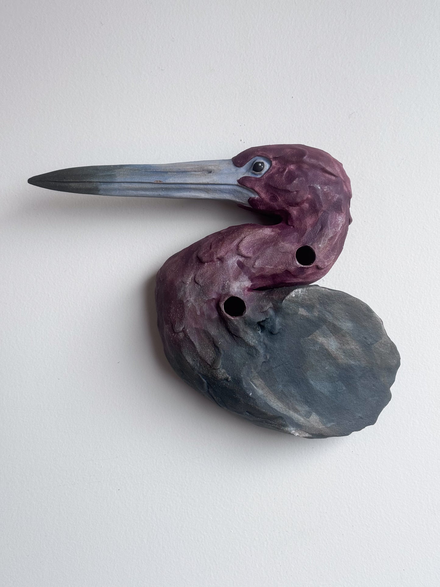 Little Blue Heron Bust