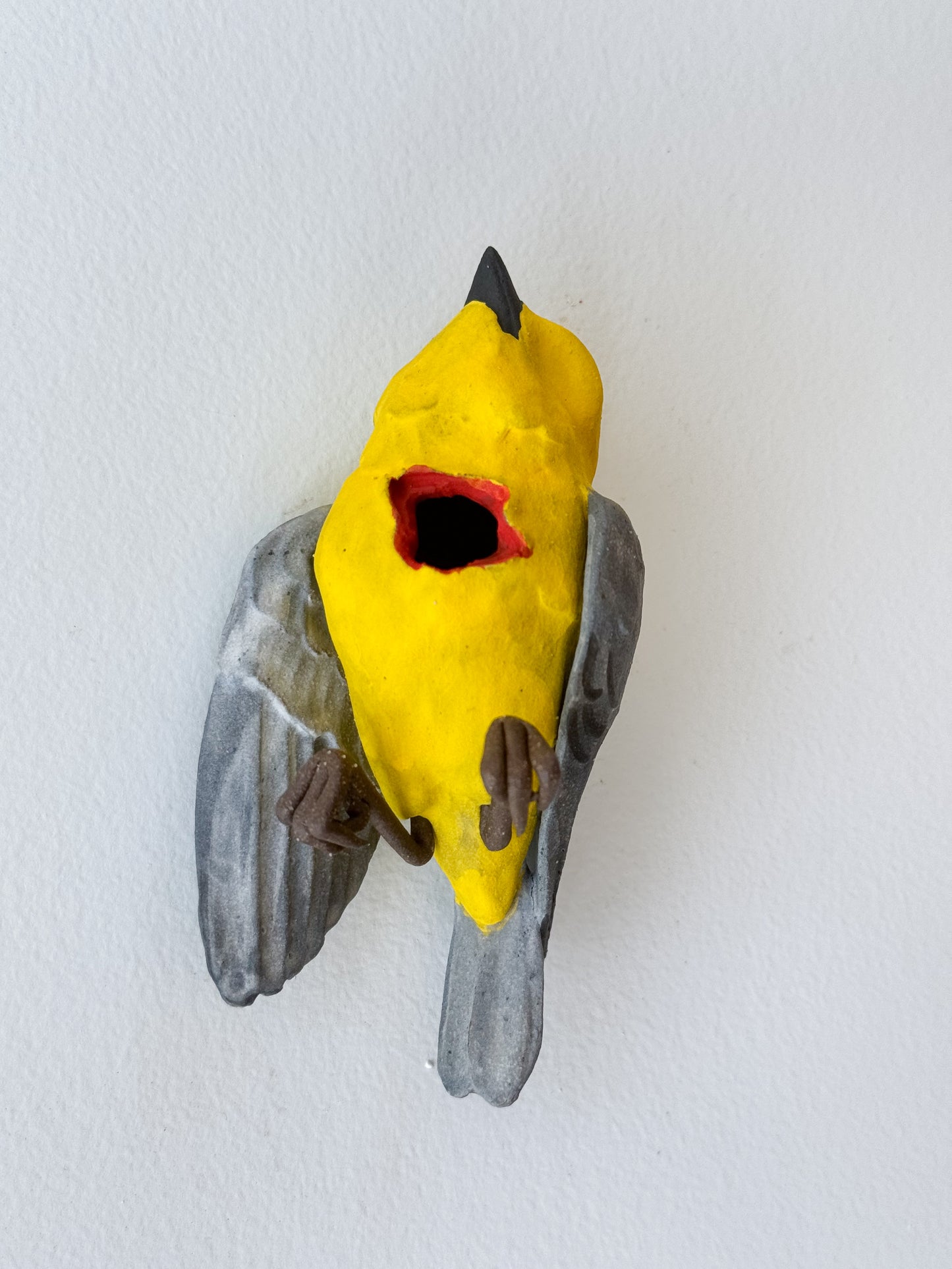 Prothonotary Warbler Wall Bud-Vase