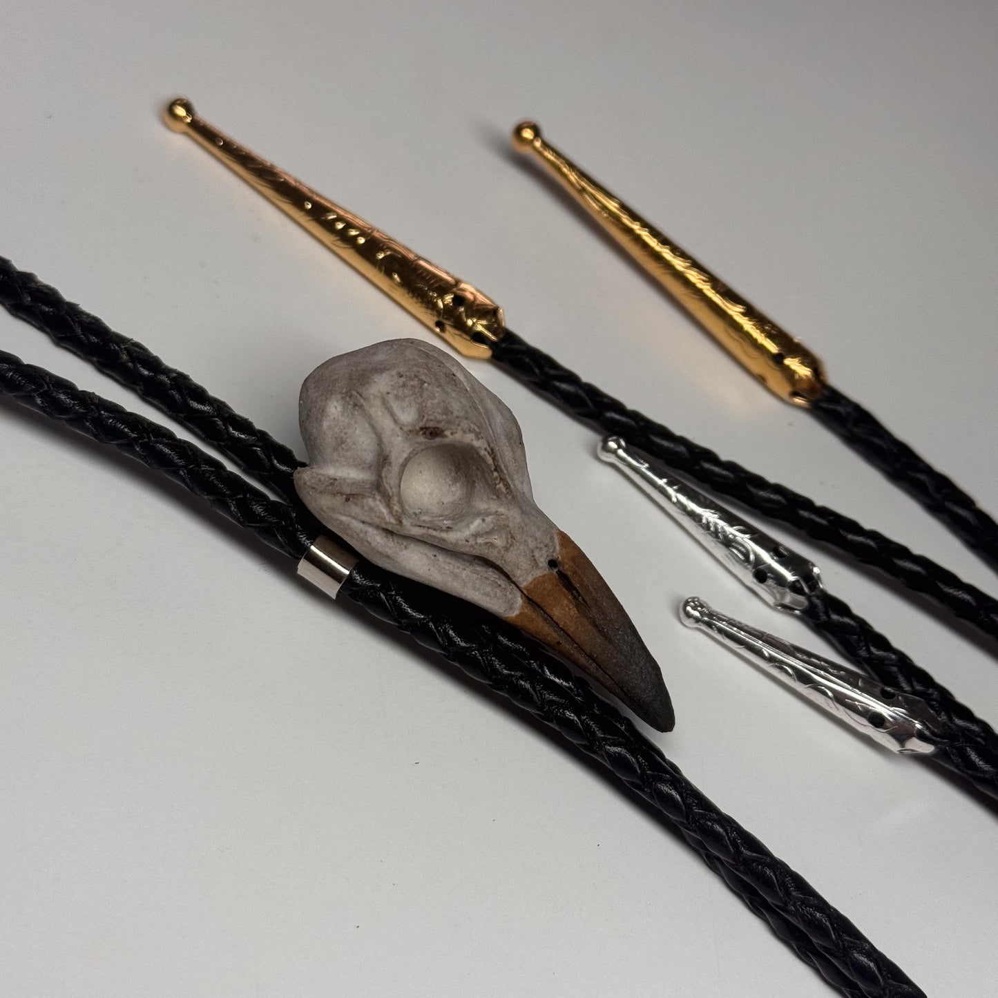 Northern Flicker Skull II Bolo Tie