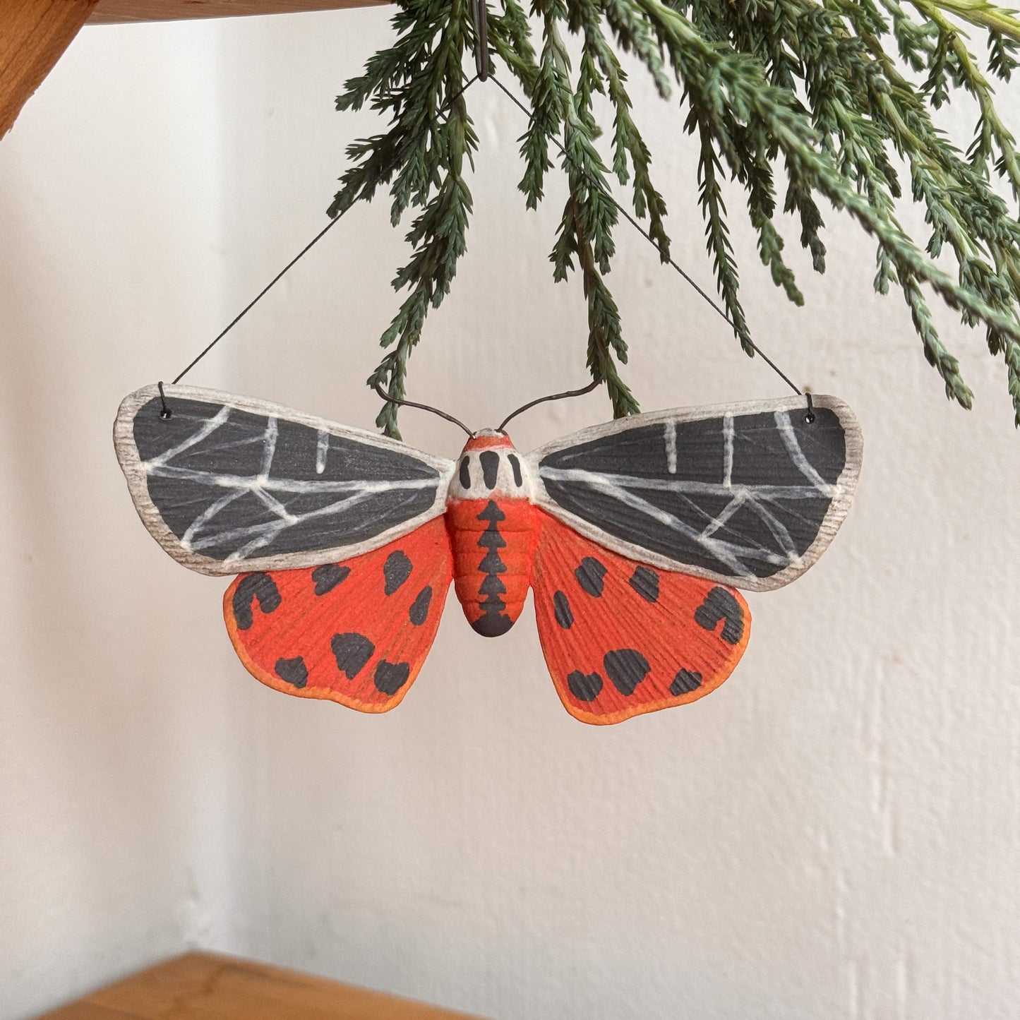 Virgin Tiger Moth Ornament (large)