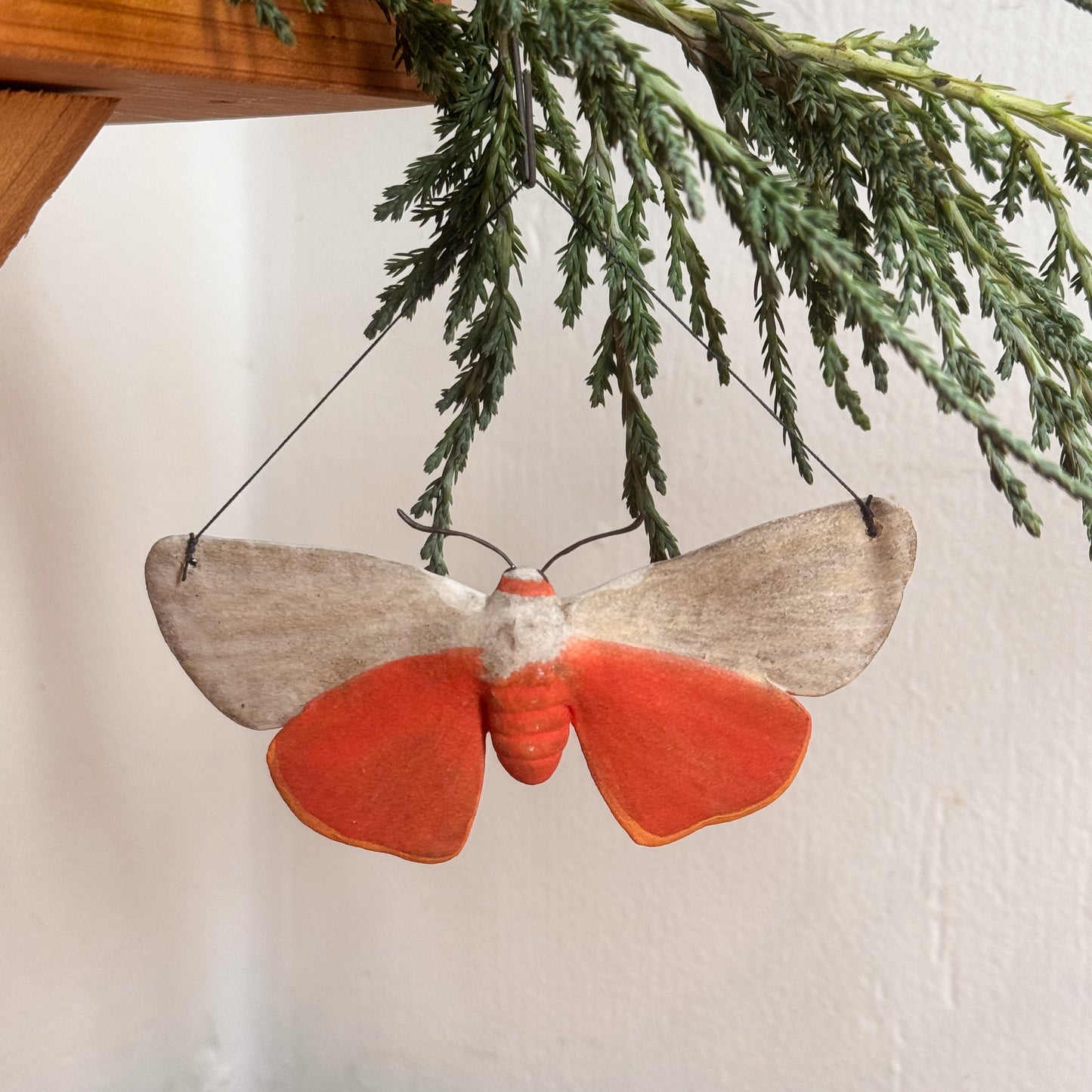 Virgin Tiger Moth Ornament (large)