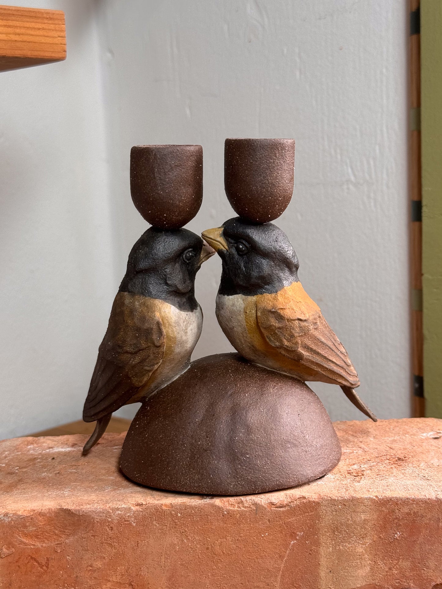 Dark-Eyed Juncos Candlestick