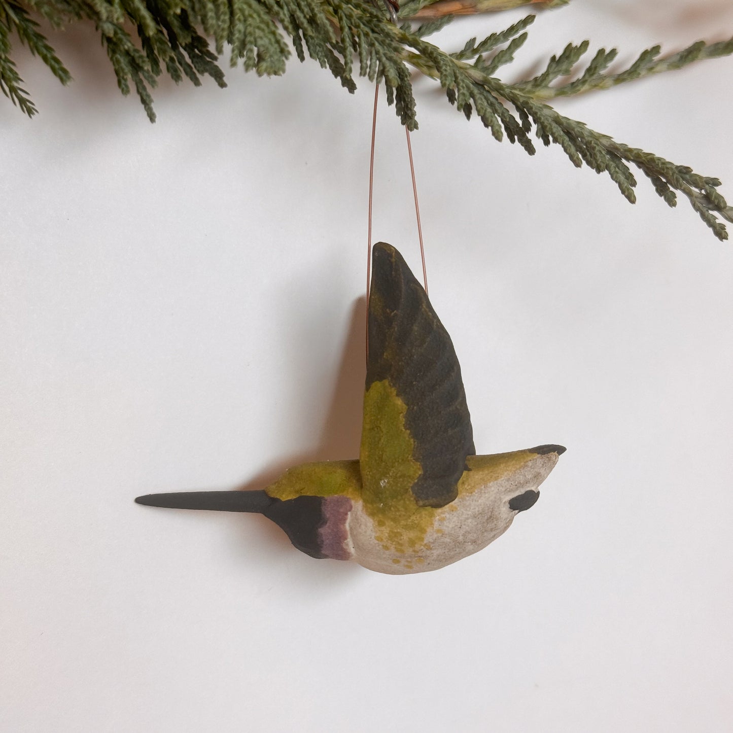 Black-chinned Hummingbird Ornament