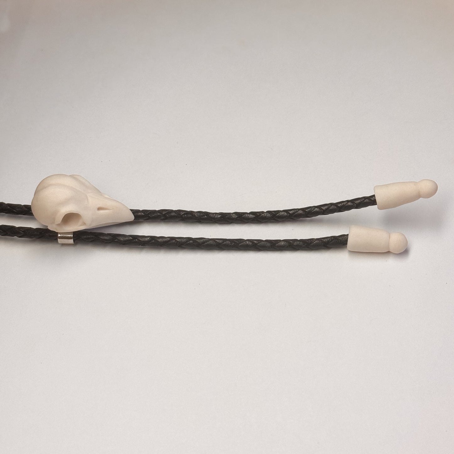 *porcelain*  Sparrow Skull Bolo Tie