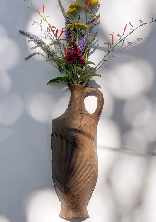 Wing Amphora Wall Vase