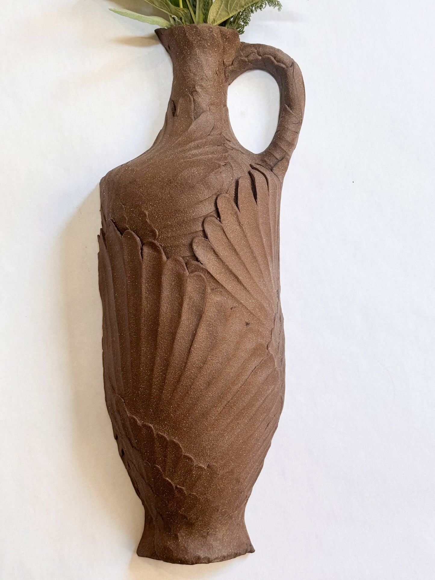 Wing Amphora Wall Vase